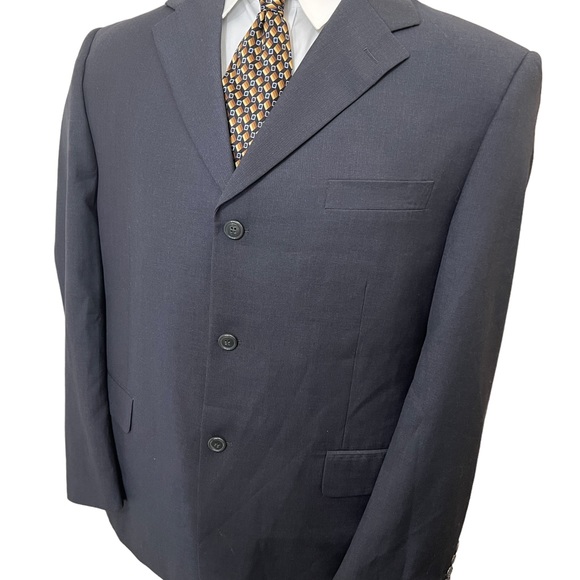 ELEGANTE UOMO MENS DRESS BLAZER SIZE 44R, 70% POLY. 30% RAYON. - Picture 2 of 10